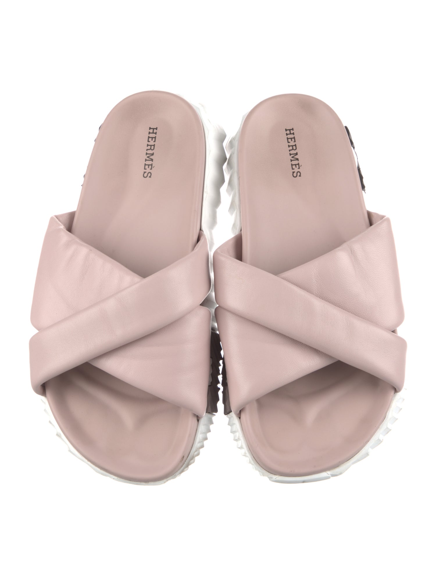 Hermès Infra Leather Slingback Sandals